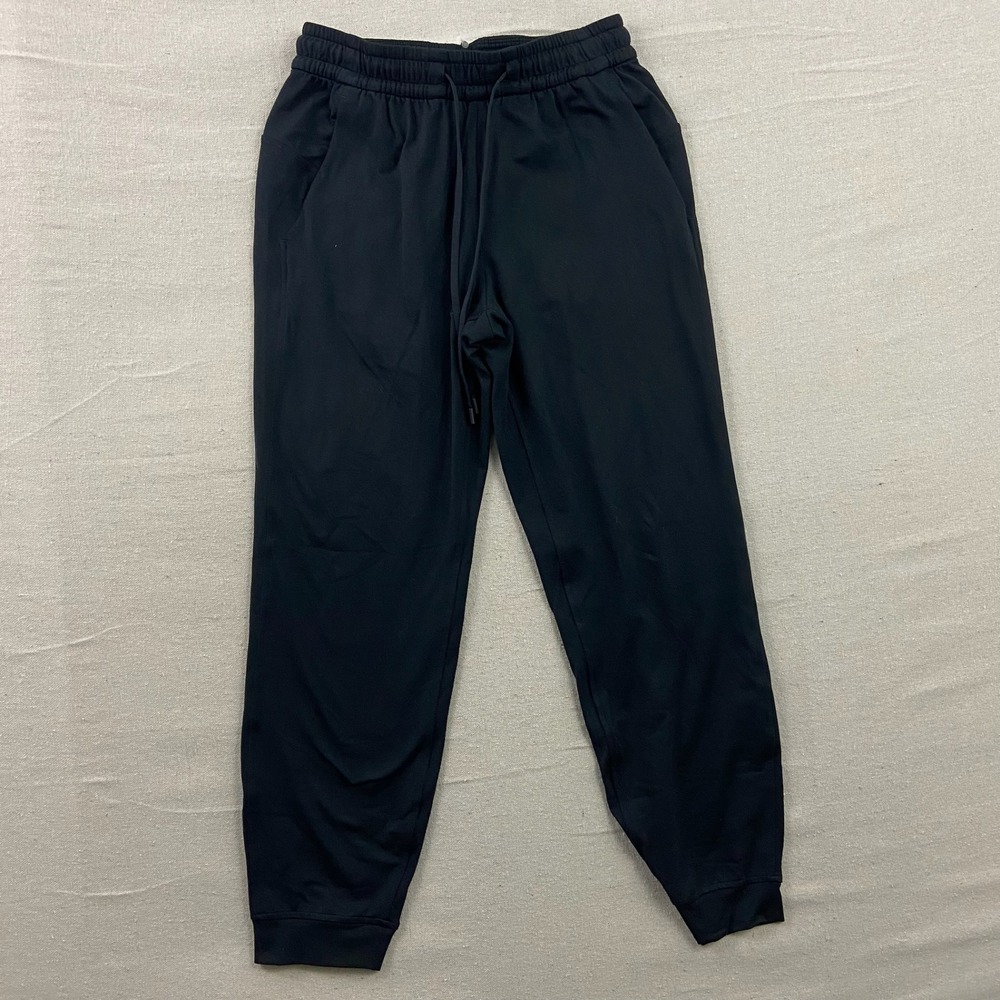 Lululemon Jogger Pants Womens 4 Black Stretch Drawstring Activewear LW5GCMS